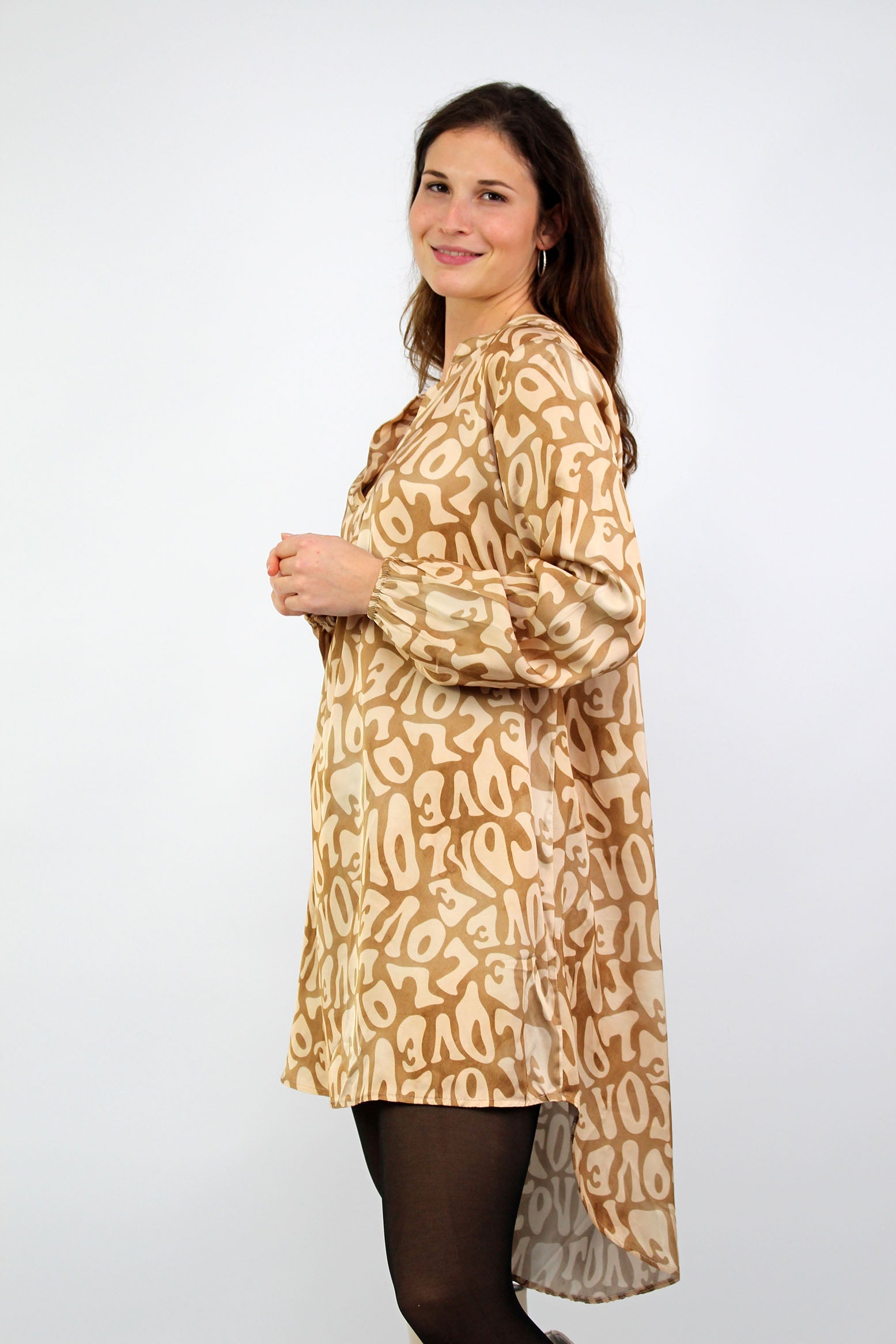 Kleid "Love" - Beige