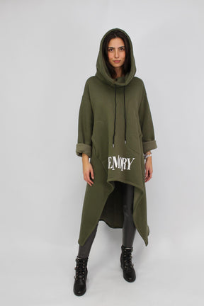 Sweatkleid "Memory" - Khaki