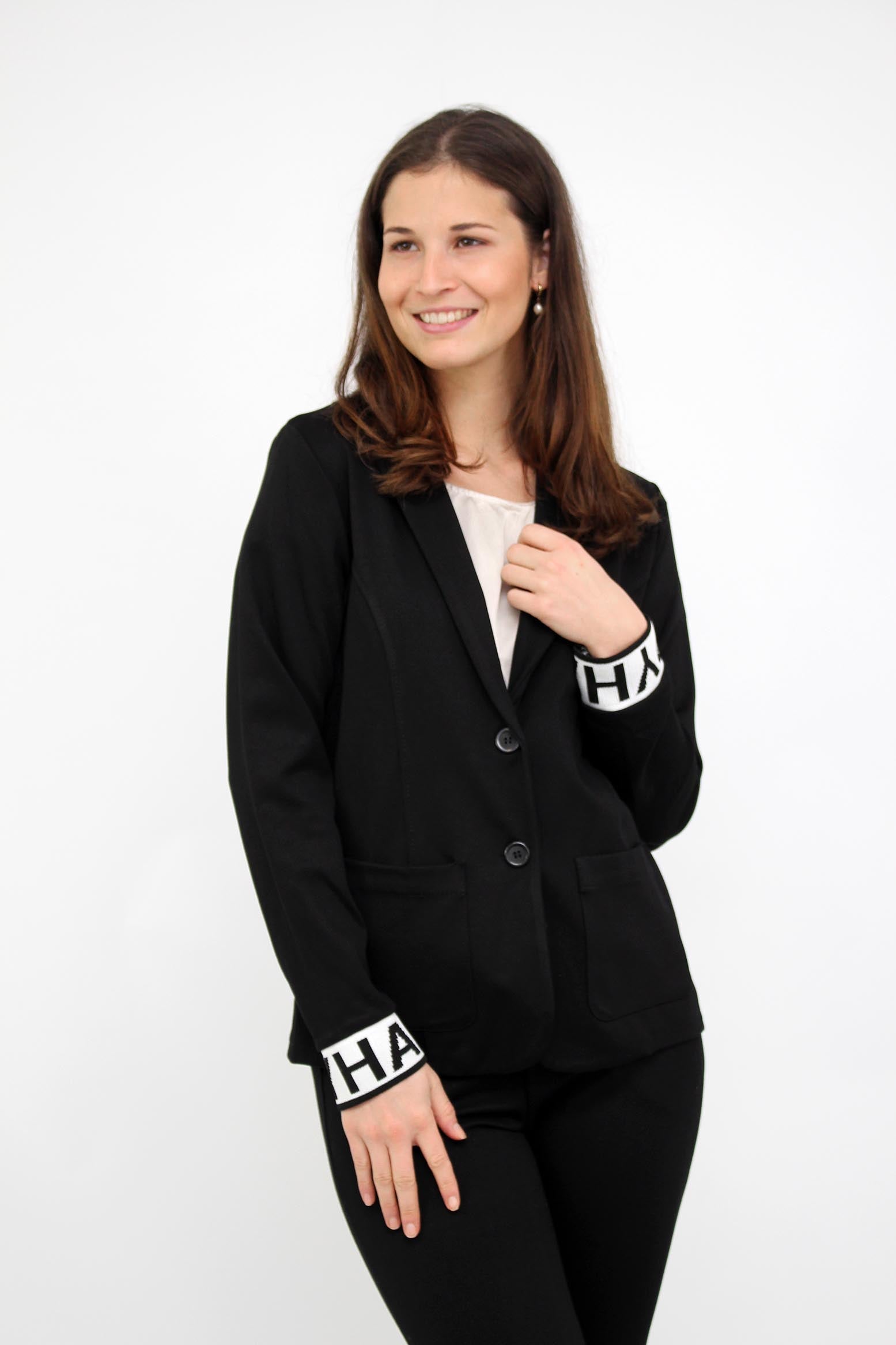 Blazer "Happy" - Schwarz