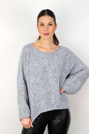 Pullover "Bouclee" - Grau