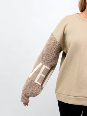 Pullover "Love" - Beige